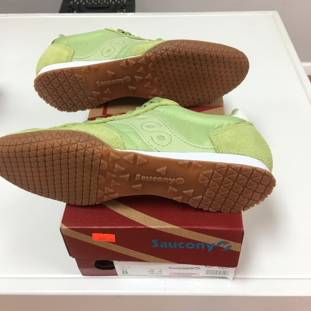 Saucony Originals- Women's Bullet- Green/Gum - Picture 5 of 6